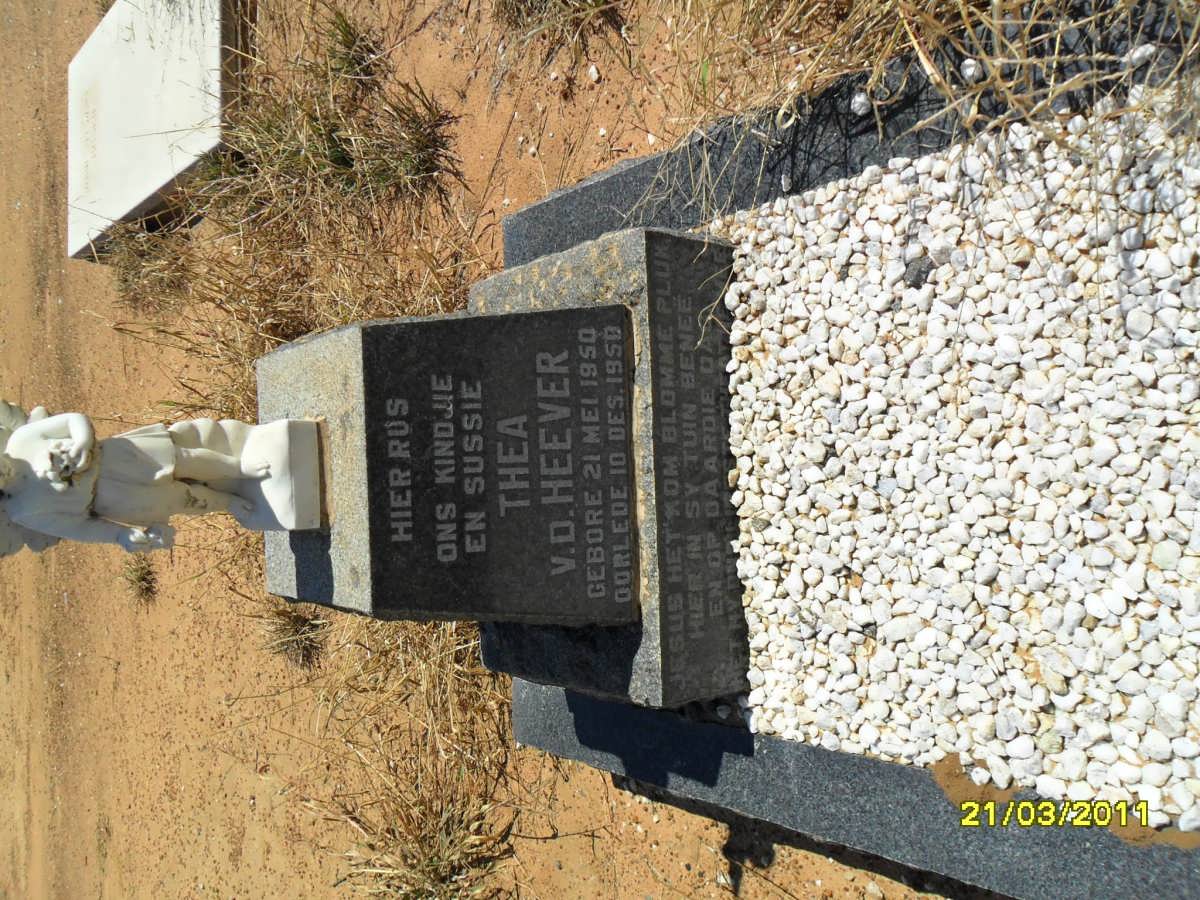 HEEVER Thea, v.d. 1950-1950