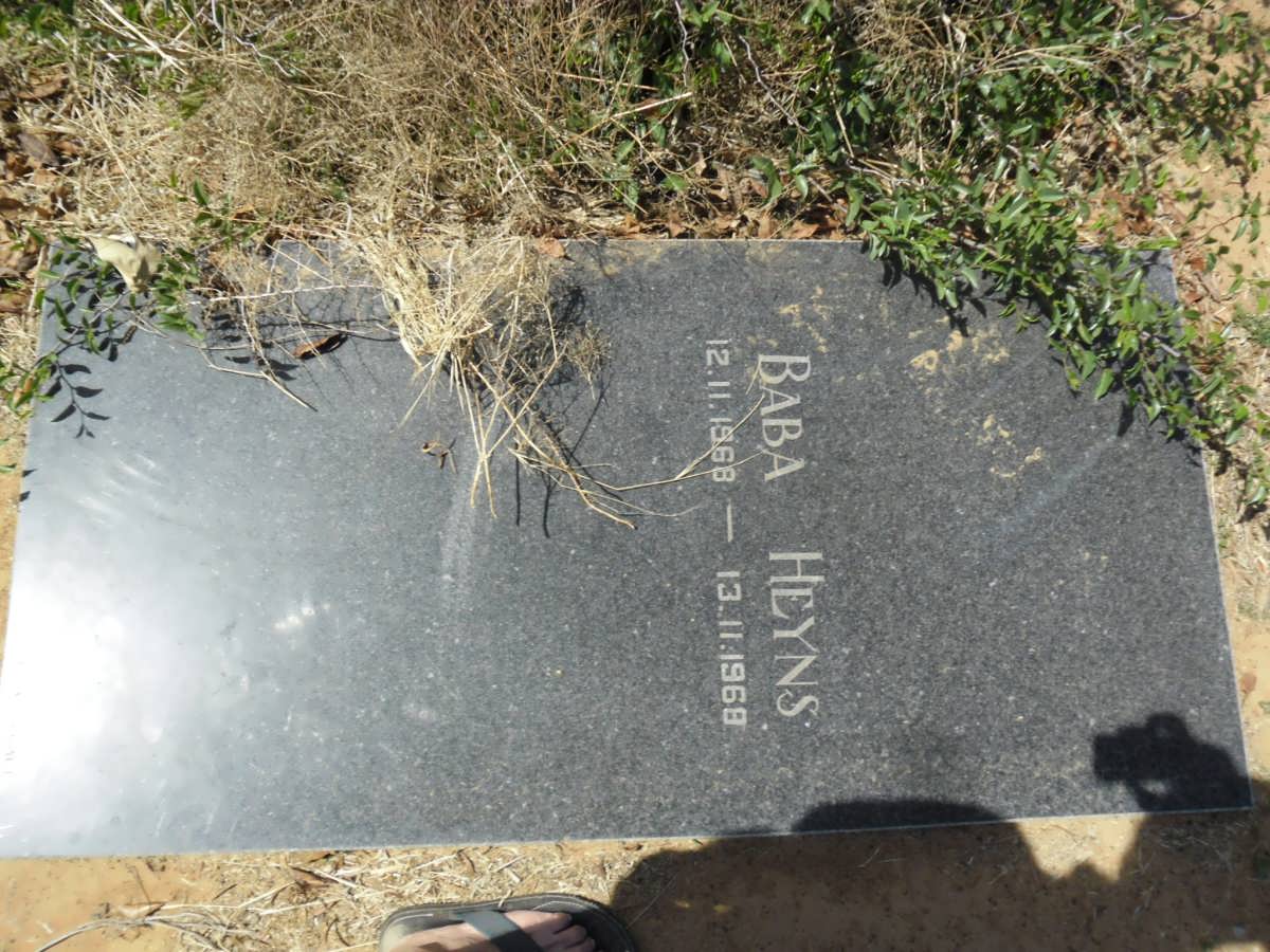 HEYNS ? 1968-1968