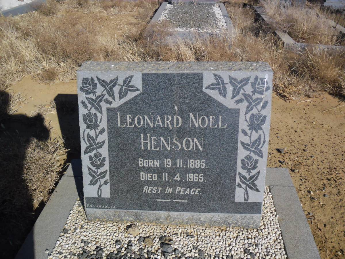 HENSON Leonard Noel 1885-1965