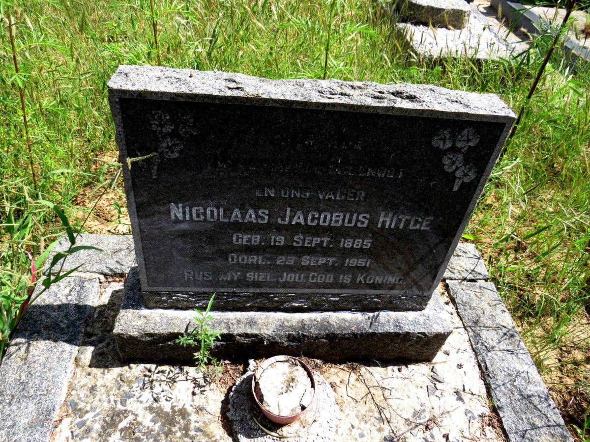 HITGE Nicolaas Jacobus 1885-1951