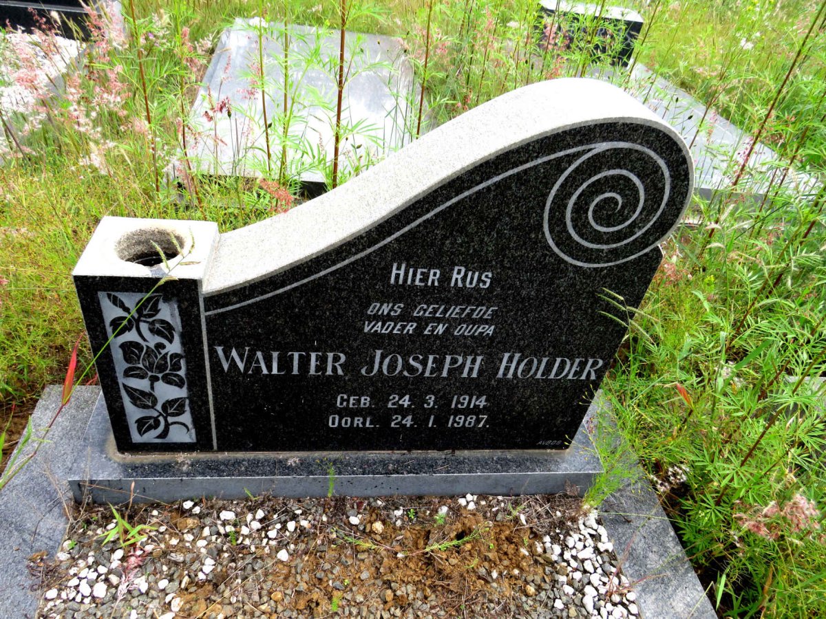 HOLDER Walter Joseph 1914-1987