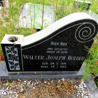HOLDER Walter Joseph 1914-1987