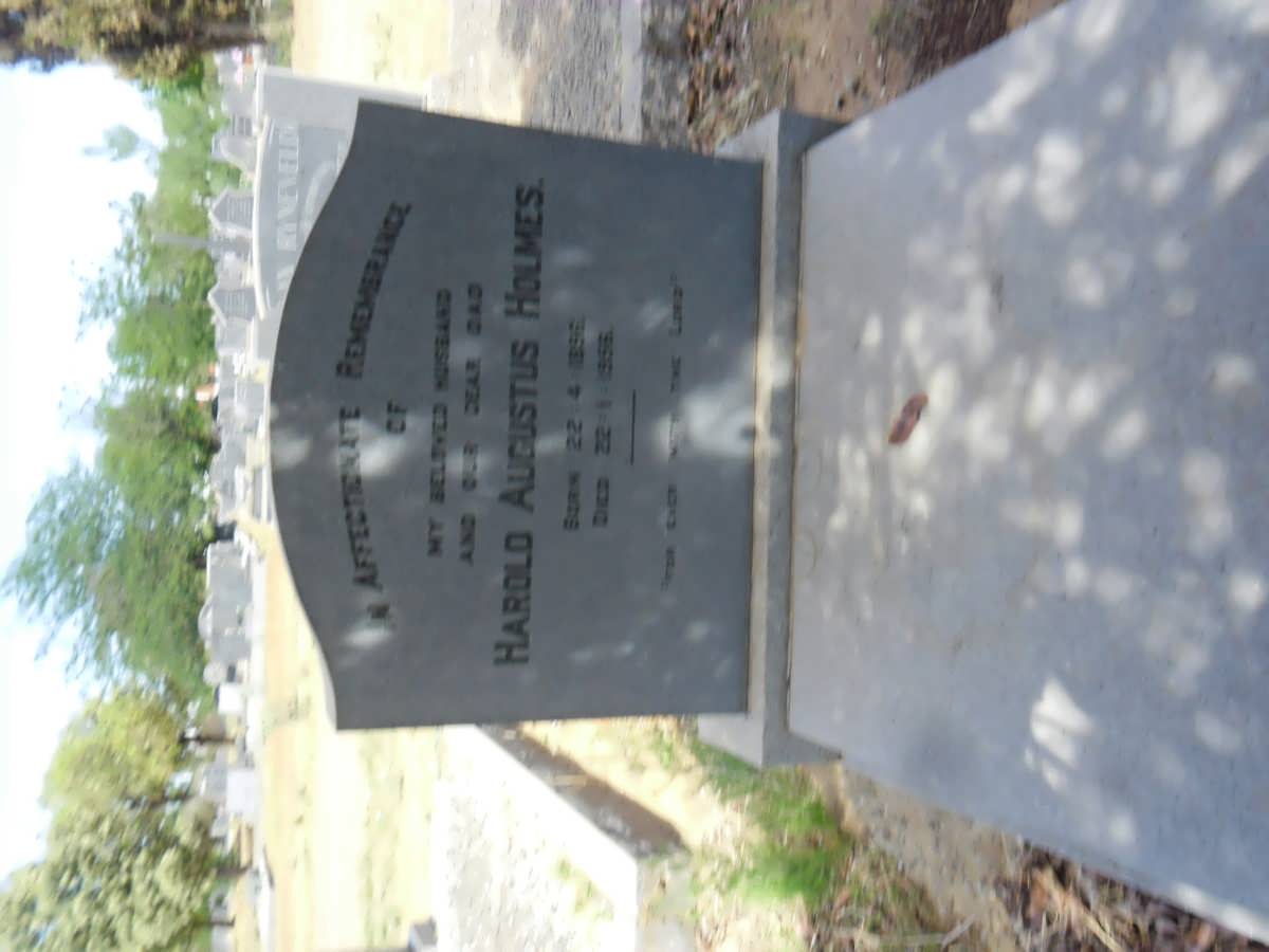 HOLMES Harold Augustus 18??-19??