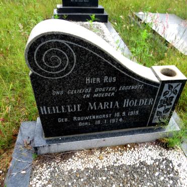 HOLDER Heiletje Maria nee ROUWENHORST 1919-1974
