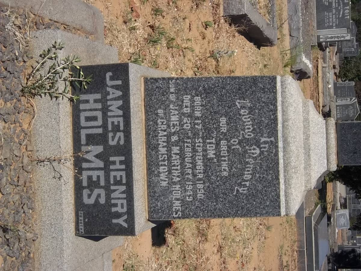 HOLMES James Henry 1890-1949