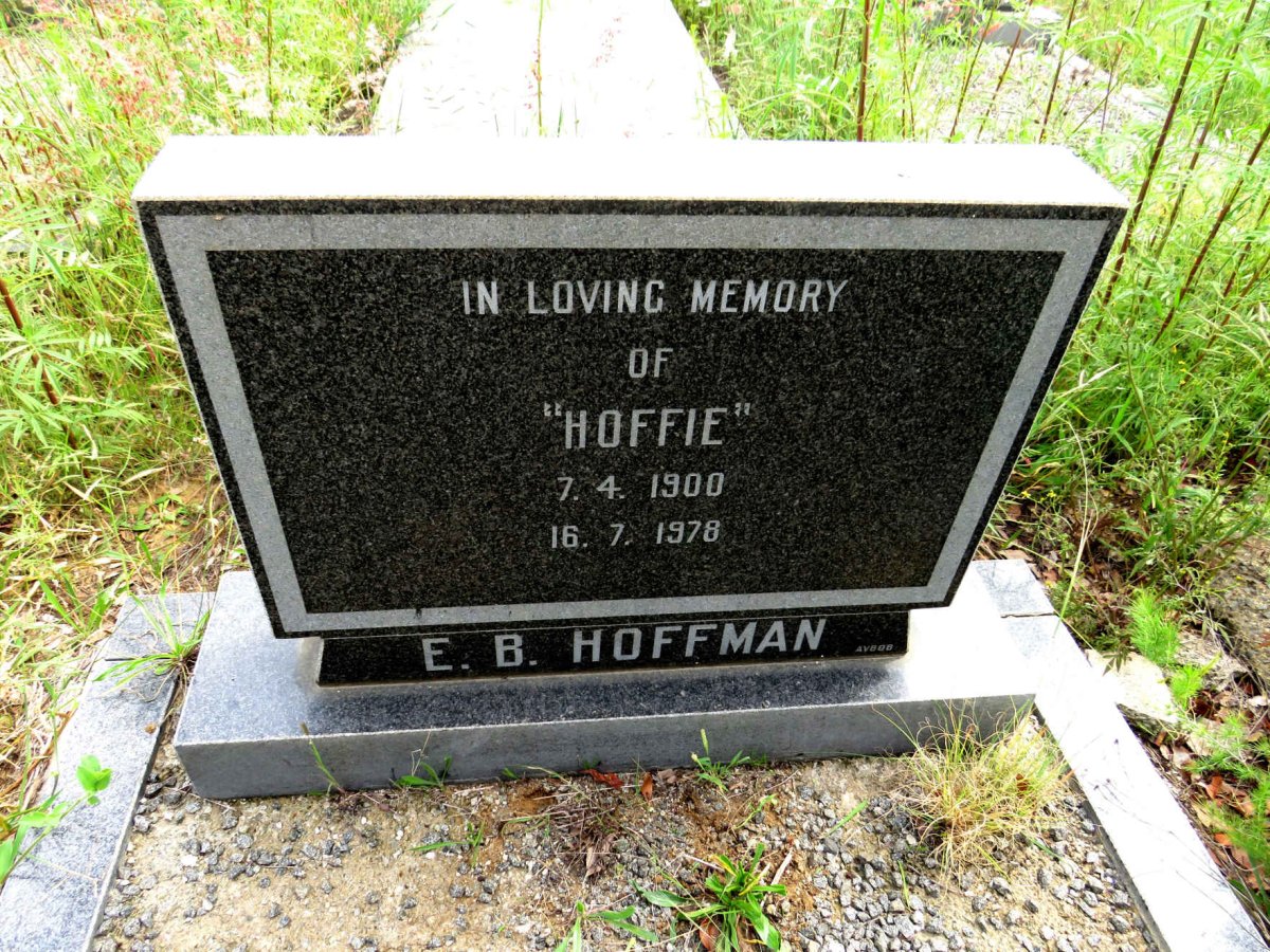 HOFFMAN E.B. 1900-1978