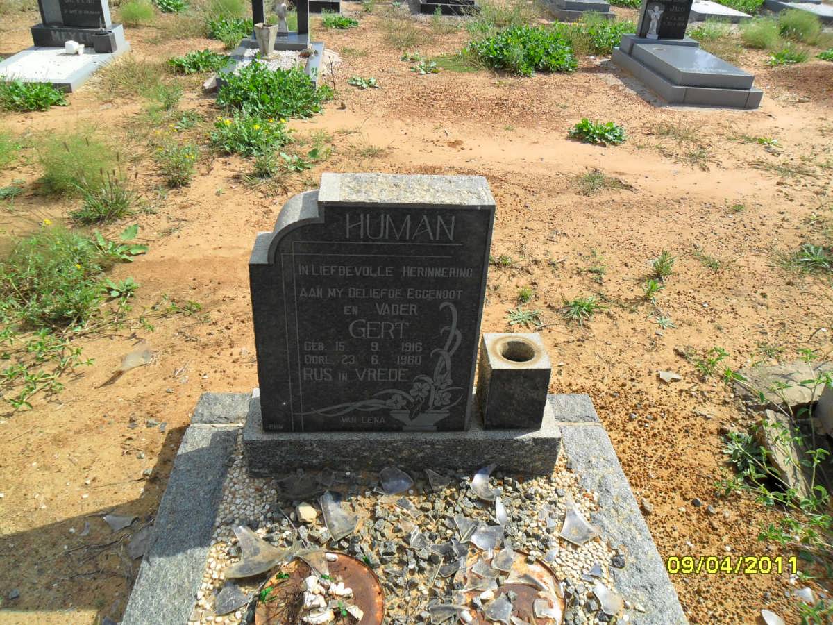 HUMAN Gert 1916-1960