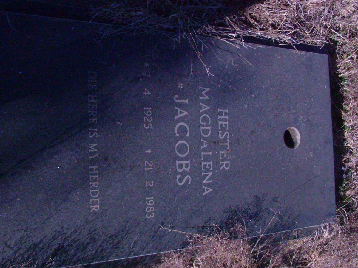 JACOBS Hester Magdalena 1925-1983