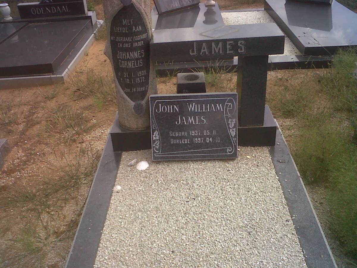 JAMES Johannes Cornelis 1909-1972 :: JAMES John William 1937-1997 
