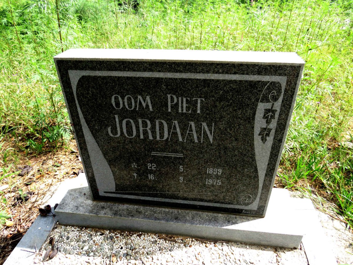 JORDAAN Piet 1899-1975