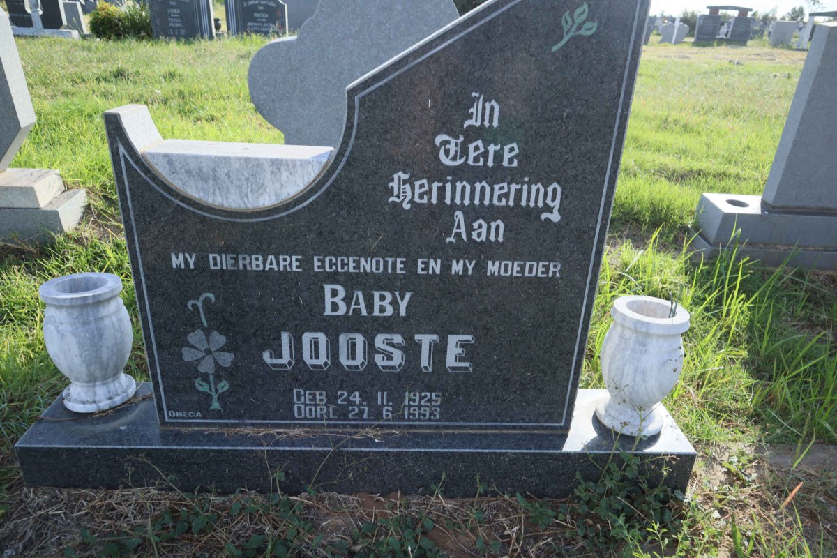 JOOSTE Baby 1925-1993