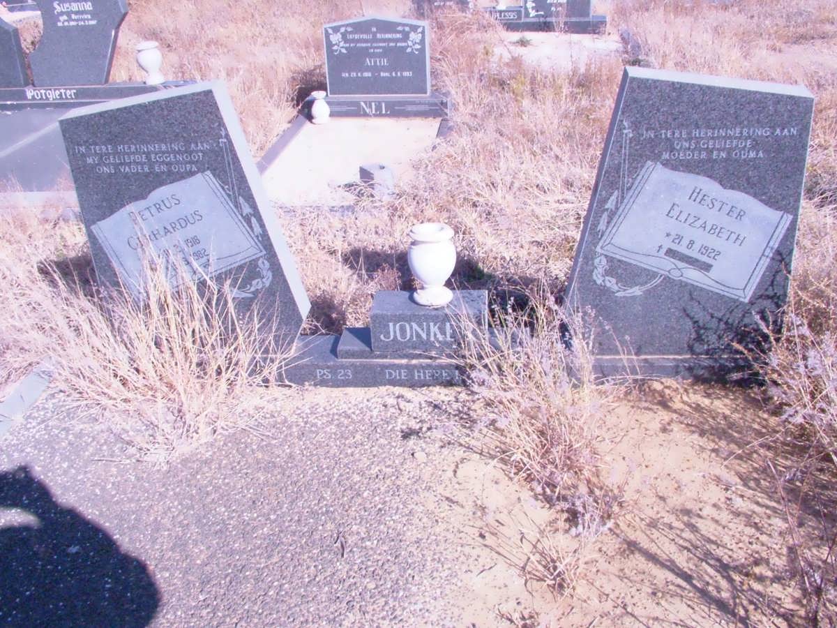 JONKER Petrus Gerhardus 1918-1982 &amp; Hester Elizabeth 1922-