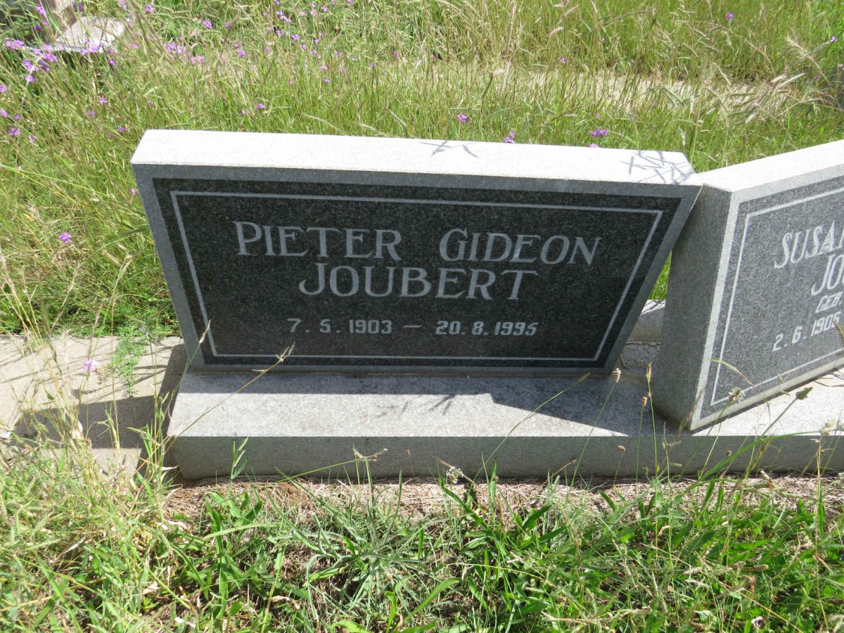 JOUBERT Pieter Gideon 1903-1995 & Susanna Maria 1906-1985 _1