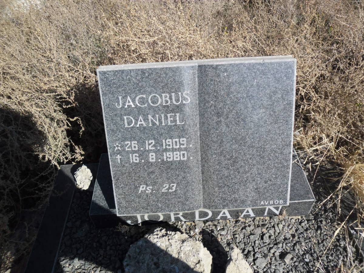JORDAAN Jacobus Daniel 1909-1980