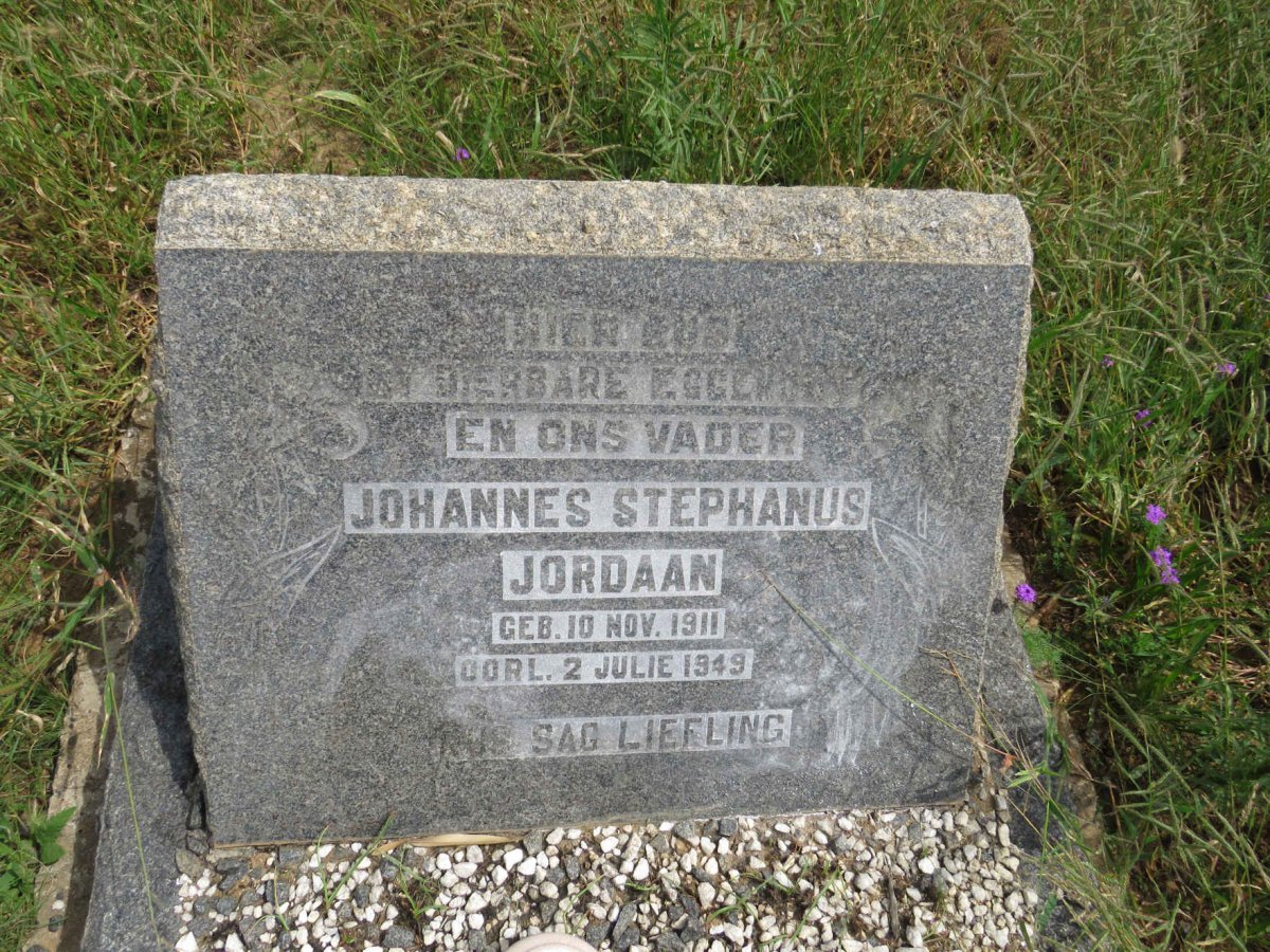 JORDAAN Johannes Stephanus 1911-1949