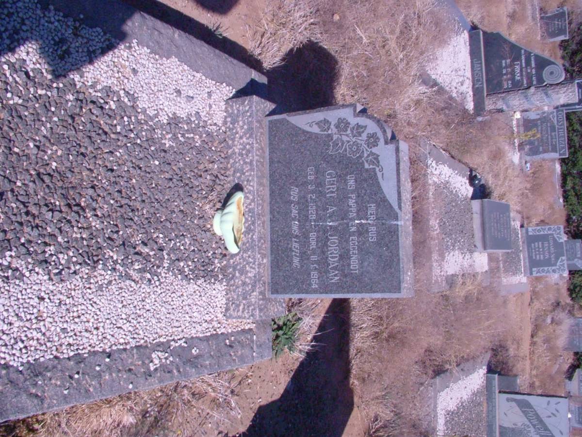 JORDAAN Gert A.J. 1928-1964
