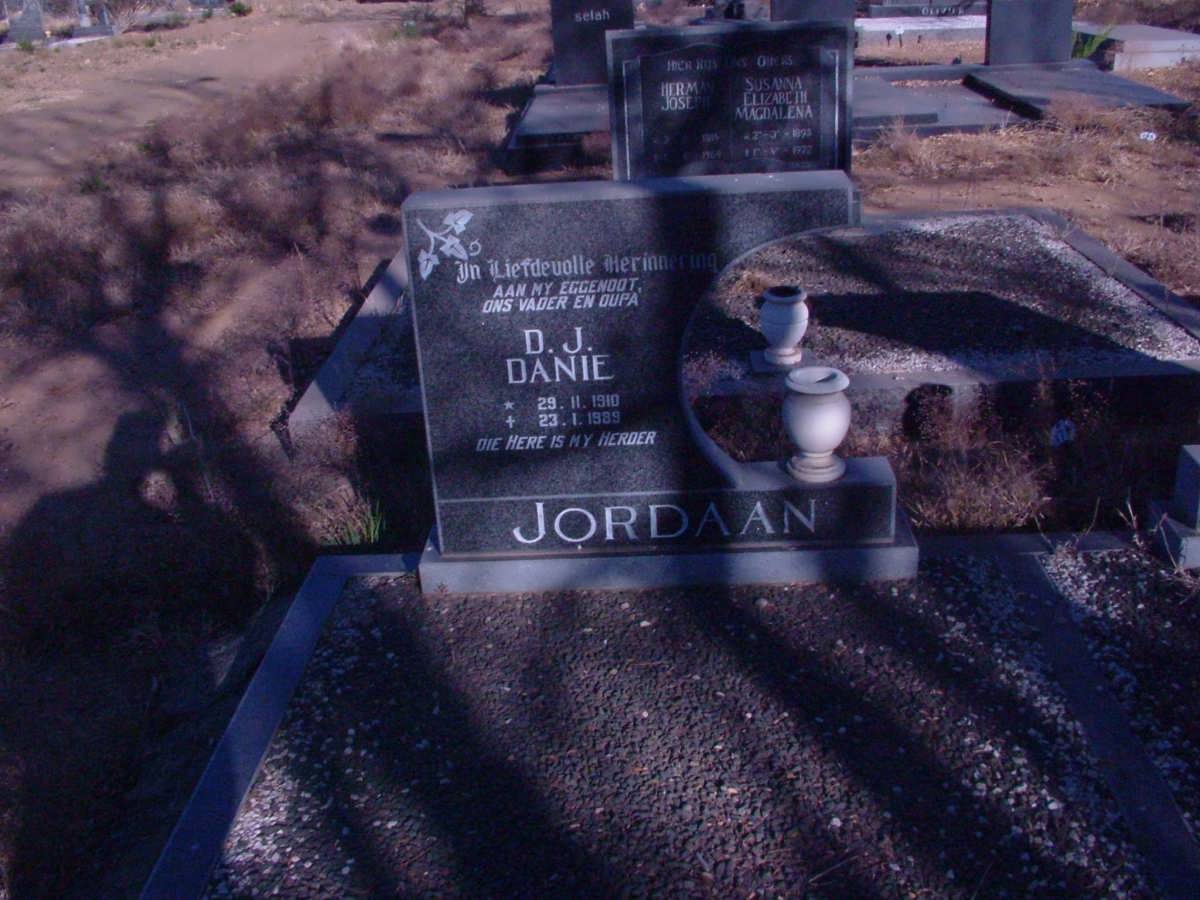 JORDAAN D.J. 1910-1989