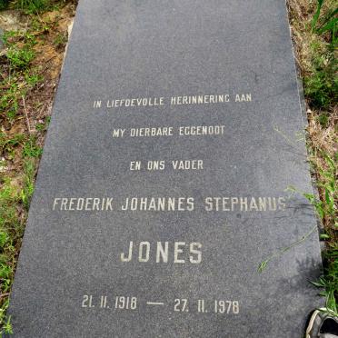 JONES Frederik Johannes Stephanus 1918-1978