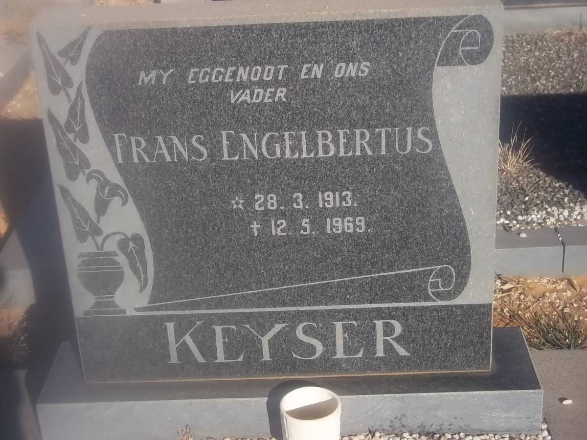 KEYSER Frans Engelbertus 1913-1969