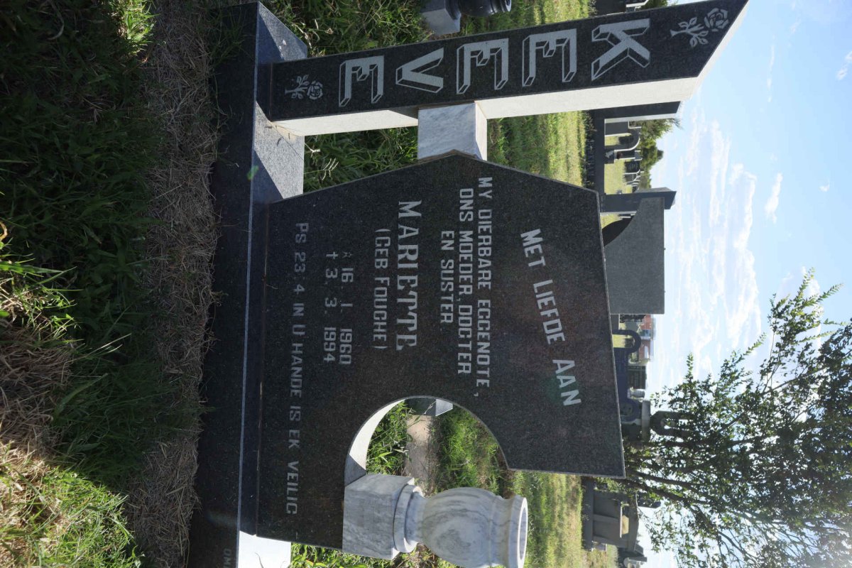 KEEVE Mariette nee FOUCHE 1960-1994