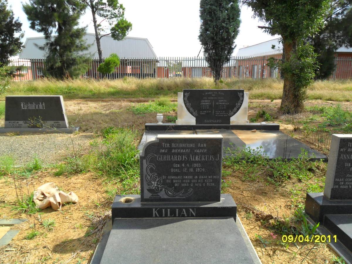 KILIAN Gerhardus Albertus J. 1905-1974 