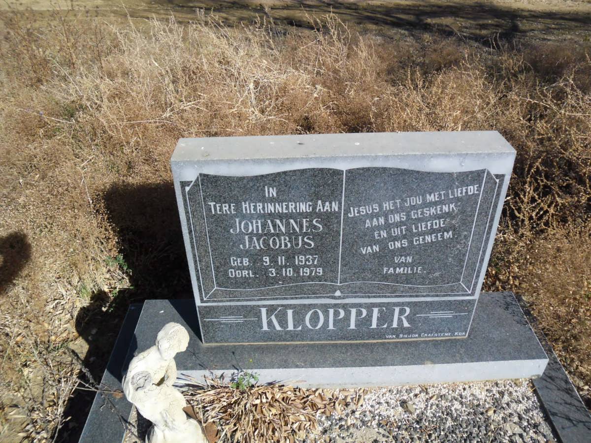 KLOPPER Johannes Jacobus 1937-1979