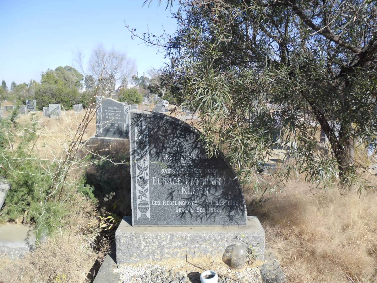 KLEYN Elsabe Petronella nee REDELINGHUYS 1885-1962