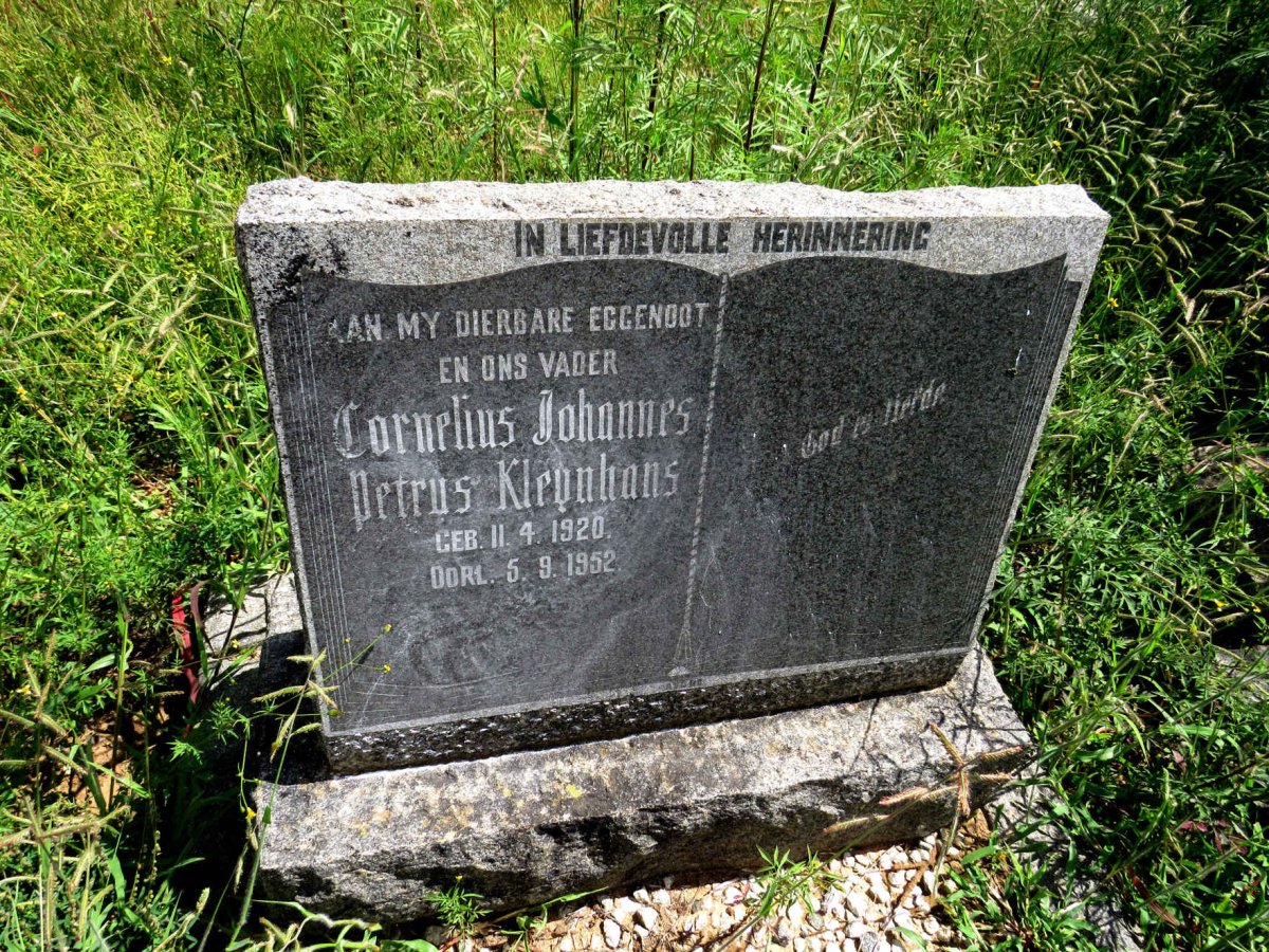 KLEYNHANS Cornelius Johannes Petrus 1920-1952