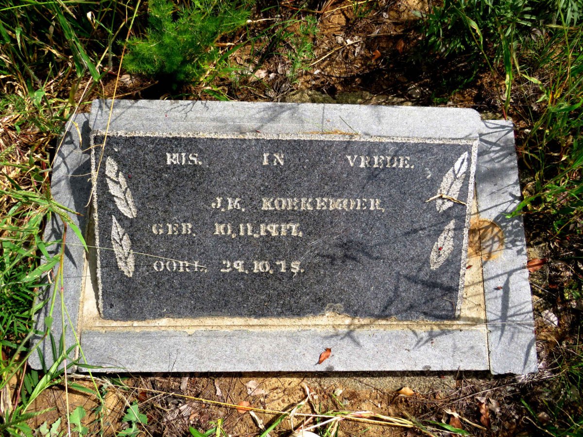 KOEKEMOER J.M. 1917-1975