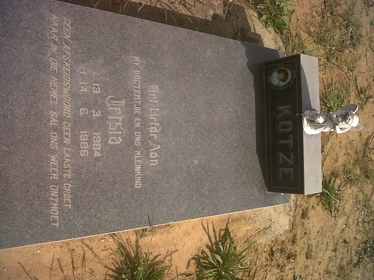 KOTZE Tersia 1984-1986