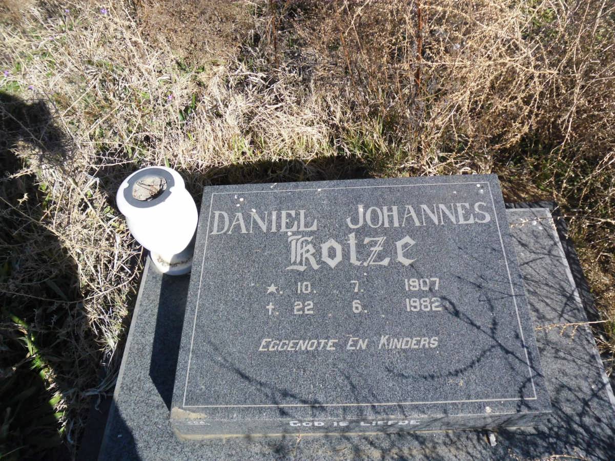 KOTZE Daniel Johannes 1907-1982