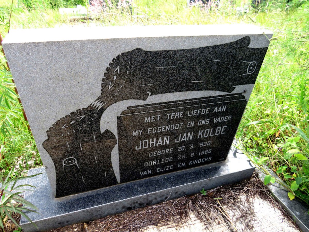 KOLBE Johan Jan 1936-1980