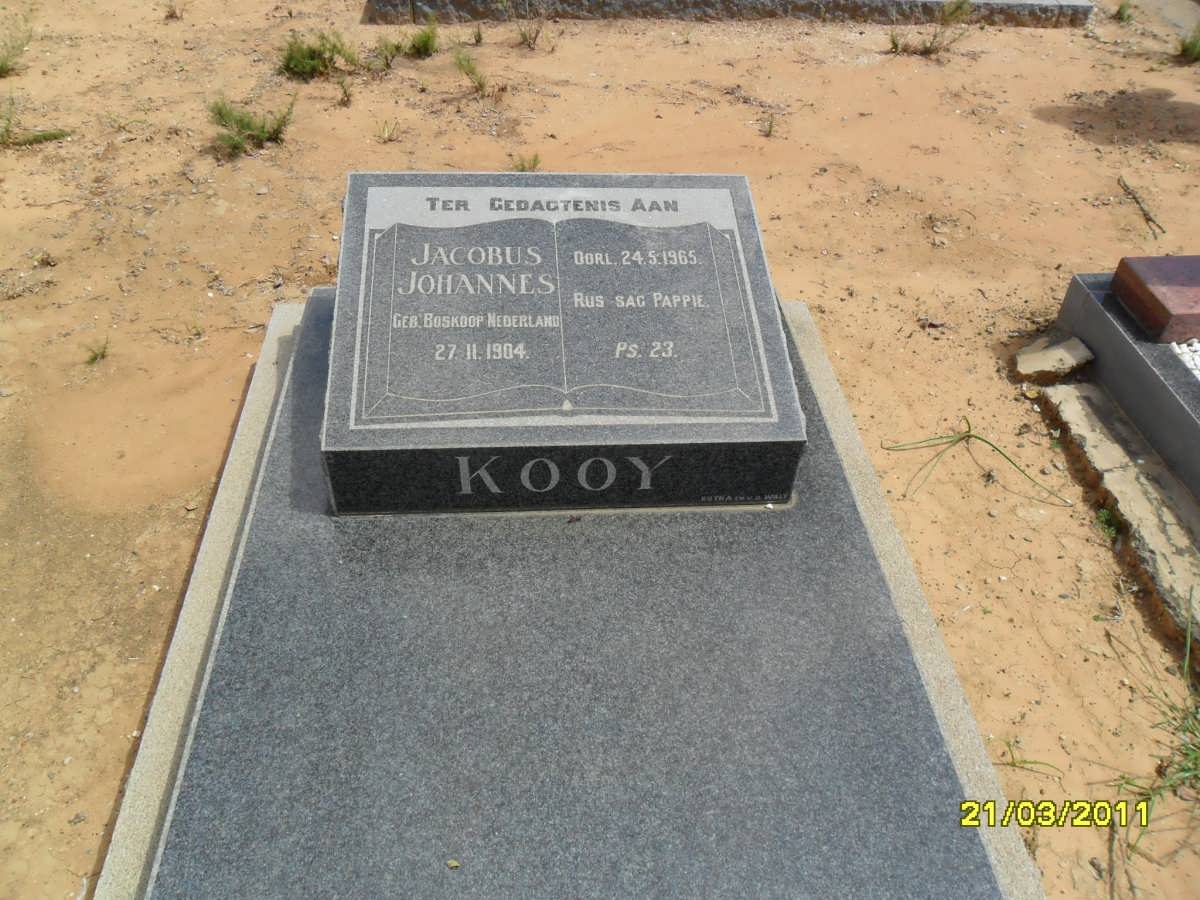 KOOY Jacobus Johannes 1904-1965