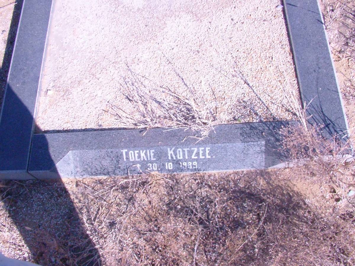 KOTZEE Toekie 1989