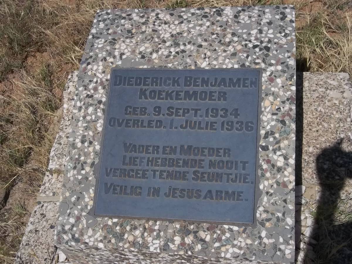KOEKEMOER Diederick Benjamen 1934-1936