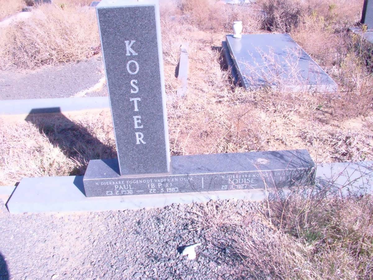 KOSTER Paul 1930-1983 &amp; J.M. 1927-