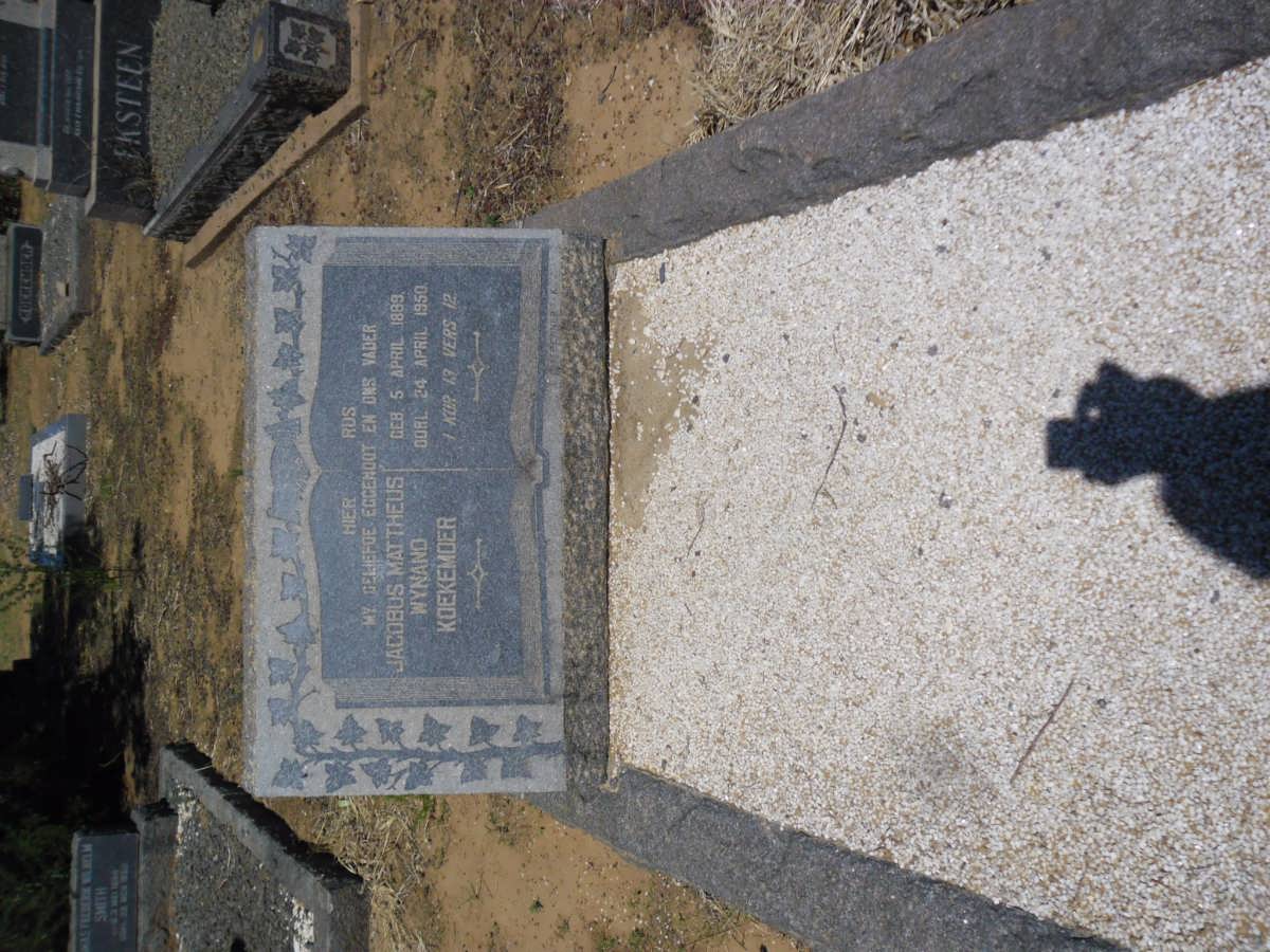 KOEKEMOER Jacobus Mattheus Wynand 1889-1950