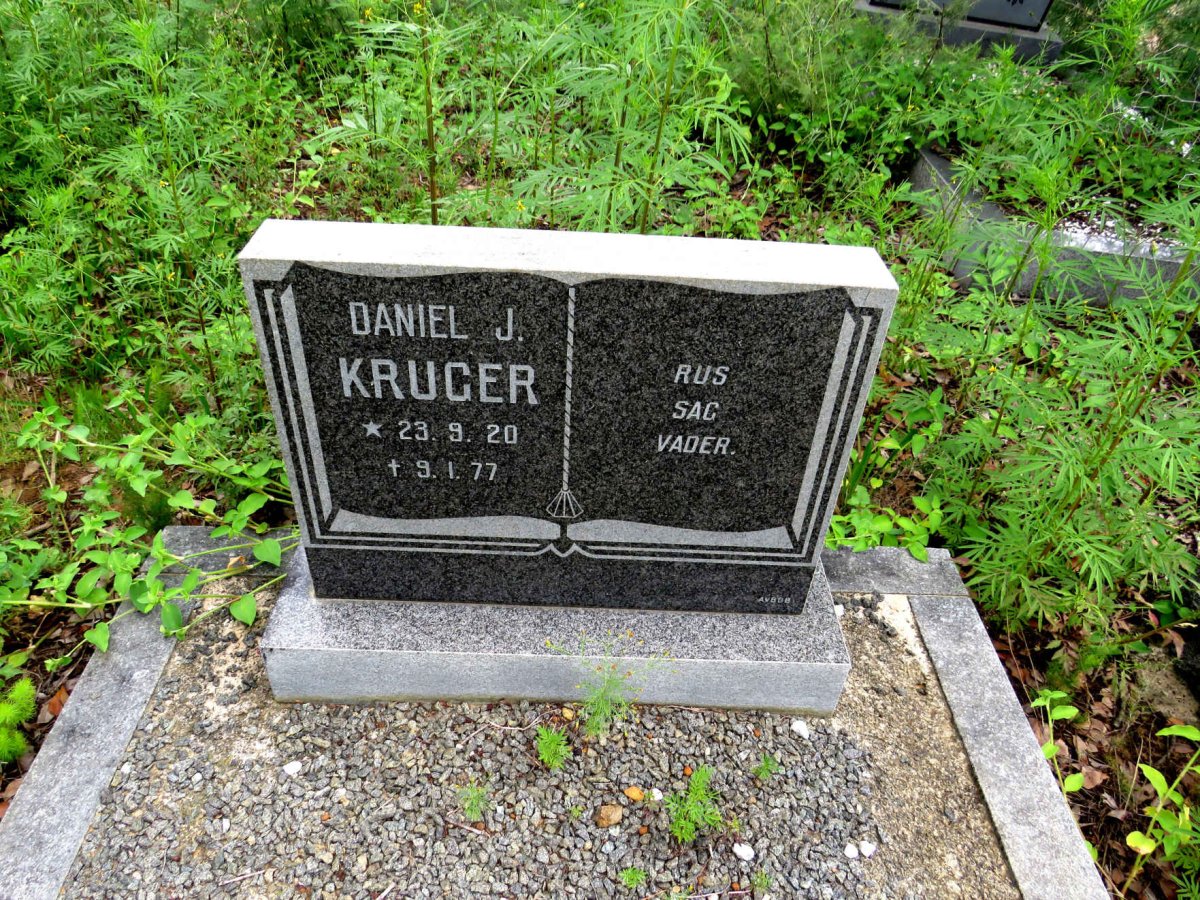KRUGER Daniel J. 1920-1977