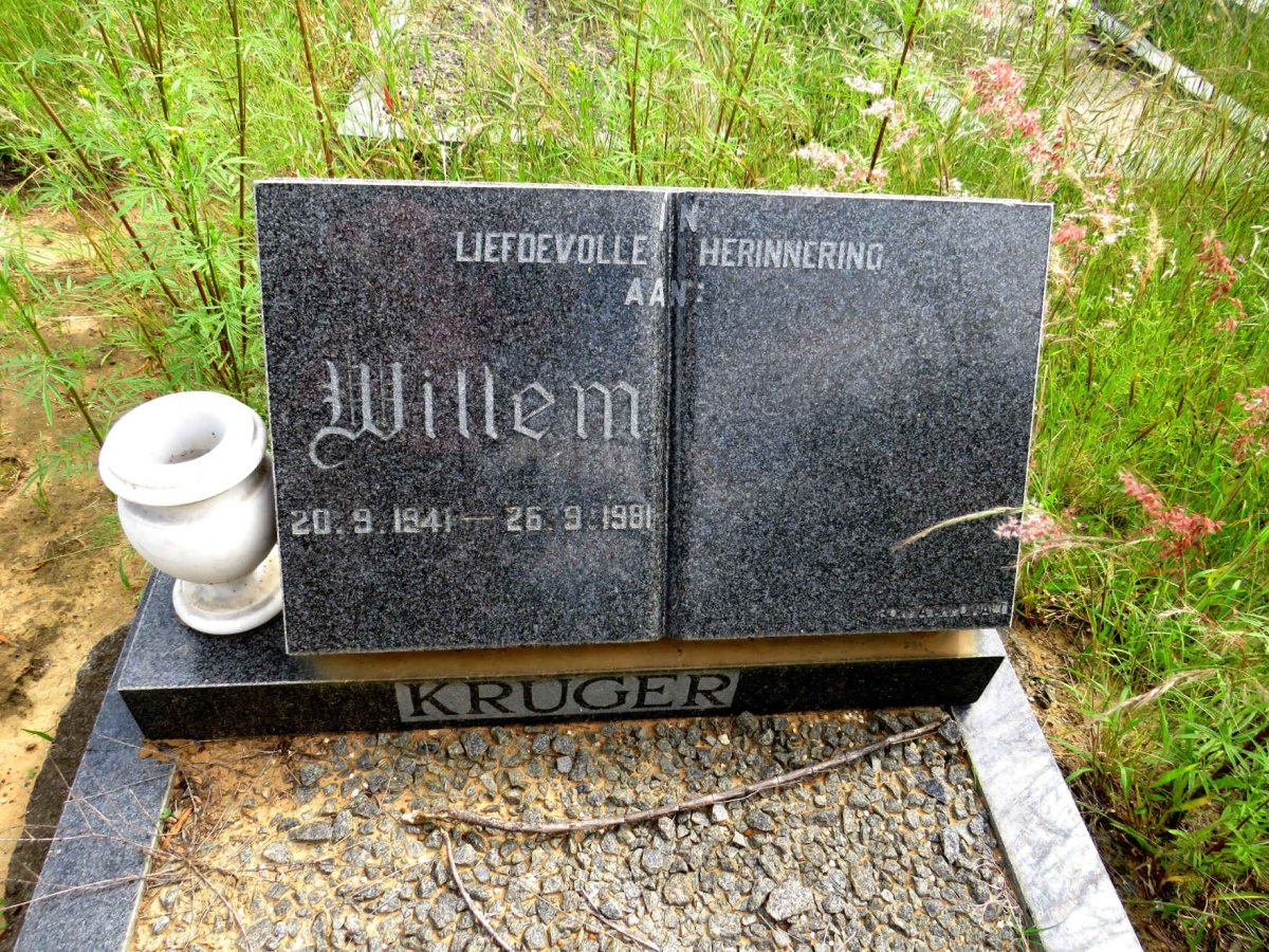 KRUGER Willem 1941-1981