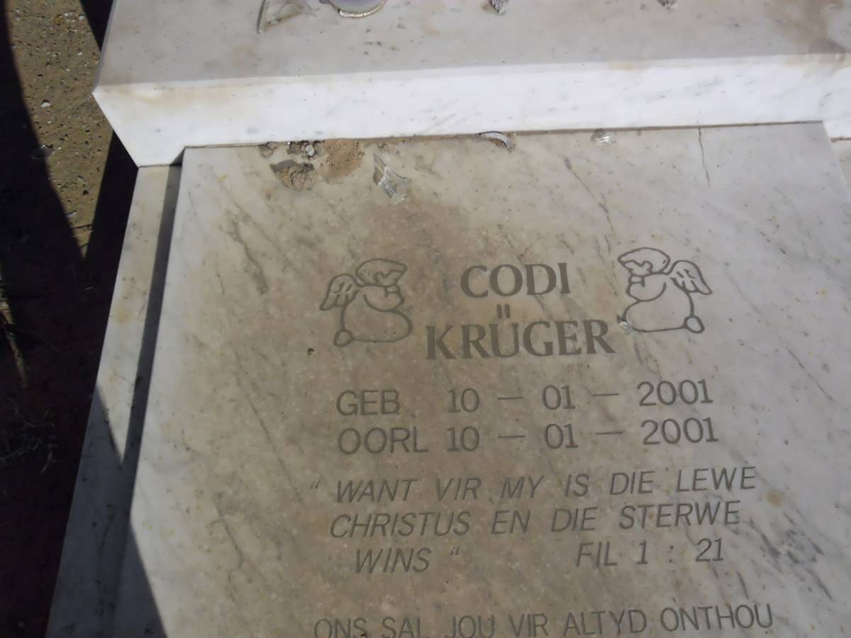 KRUGER Codi 2001-2001