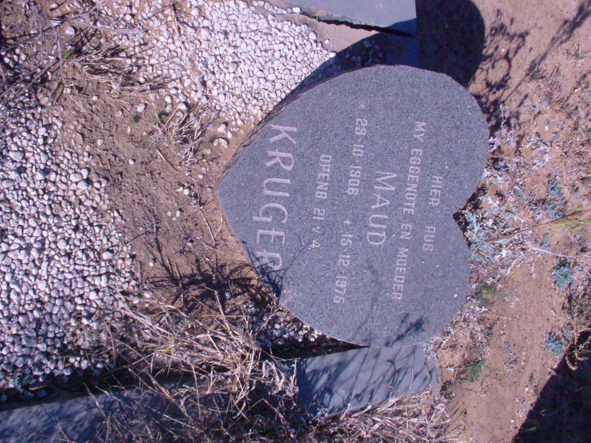 KRUGER Maud 1906-1975