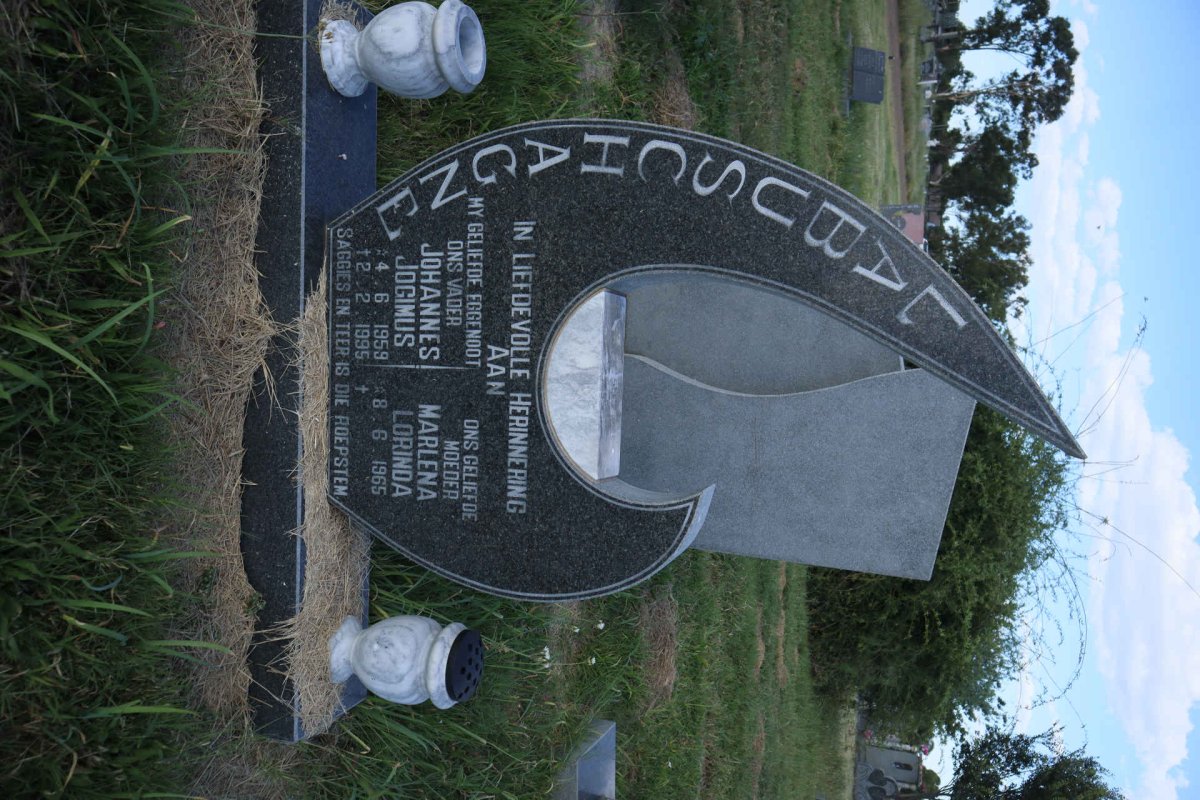 LABUSCHAGNE Johannes Jogimus 1959-1995 &amp; Marlena Lorinda 1965-