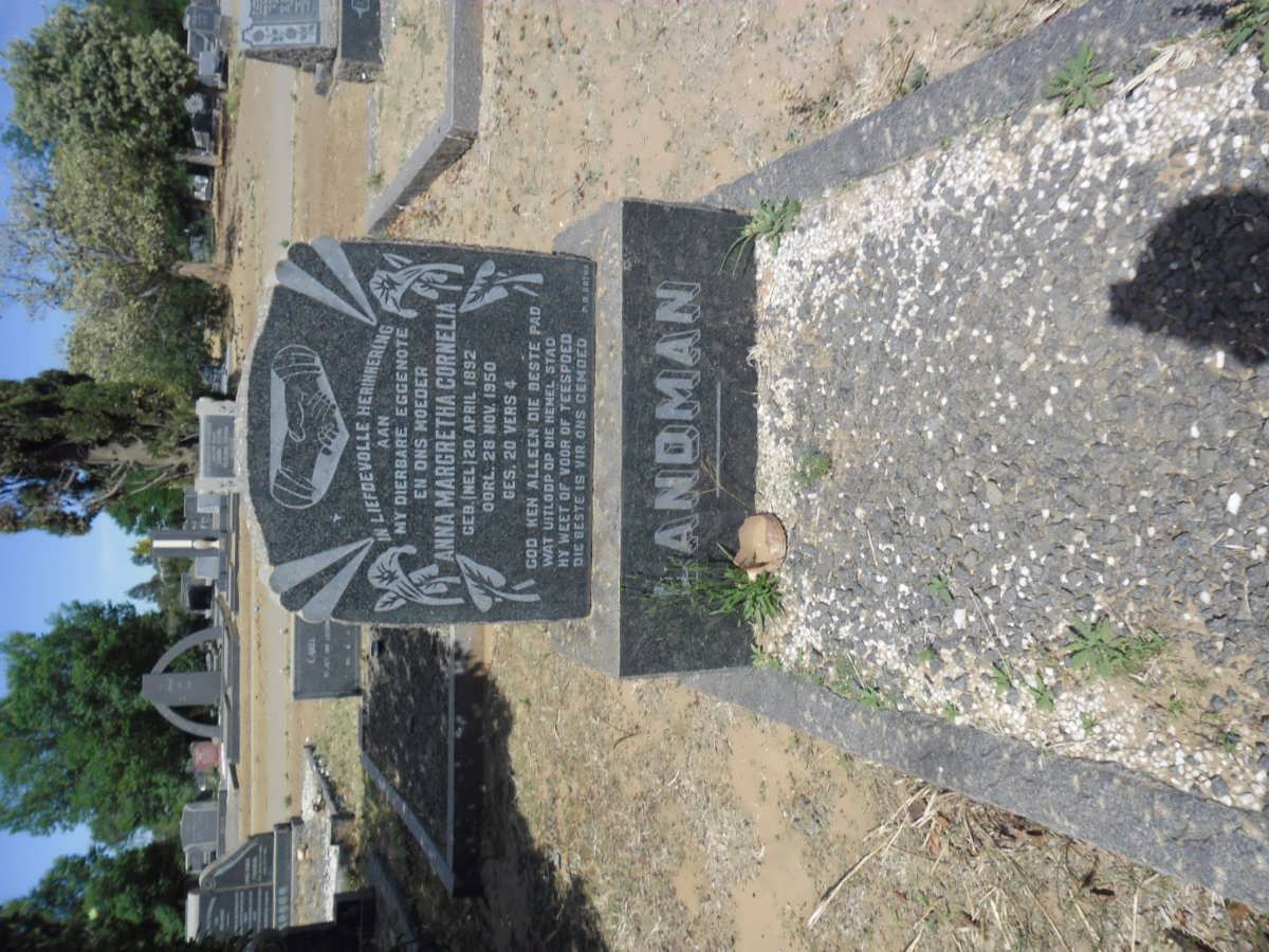 LANDMAN Anna Margretha Cornelia nee NEL 1892-1950
