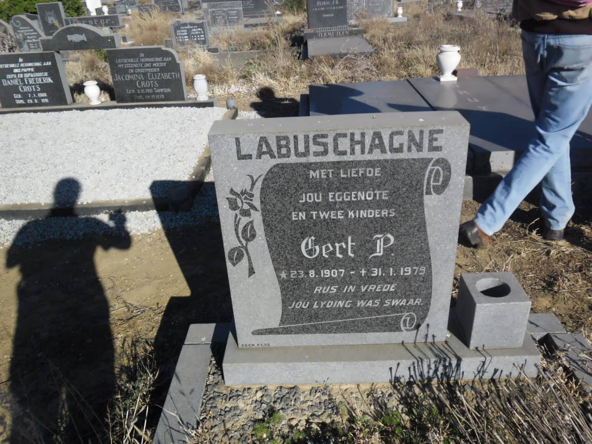 LABUSCHAGNE Gert P. 1907-1979