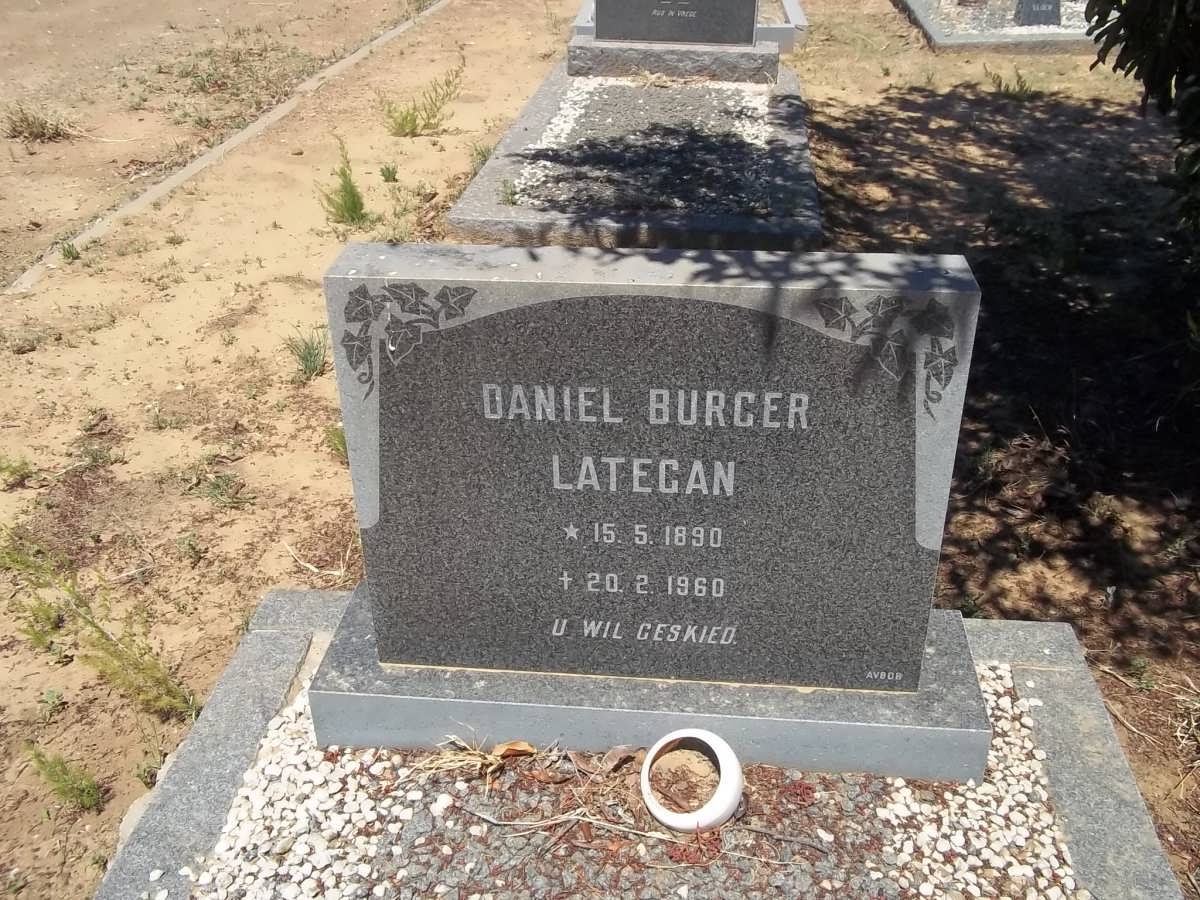 LATEGAN Daniel Burger 1890-1960