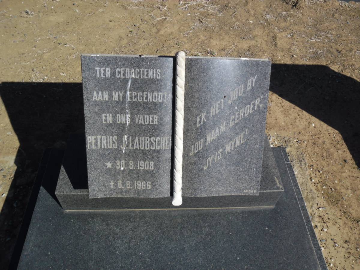 LAUBSCHER Petrus J. 1908-1966