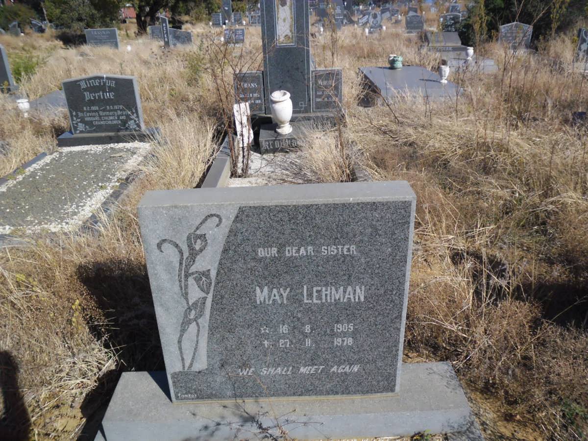 LEHMAN May 1905-1978
