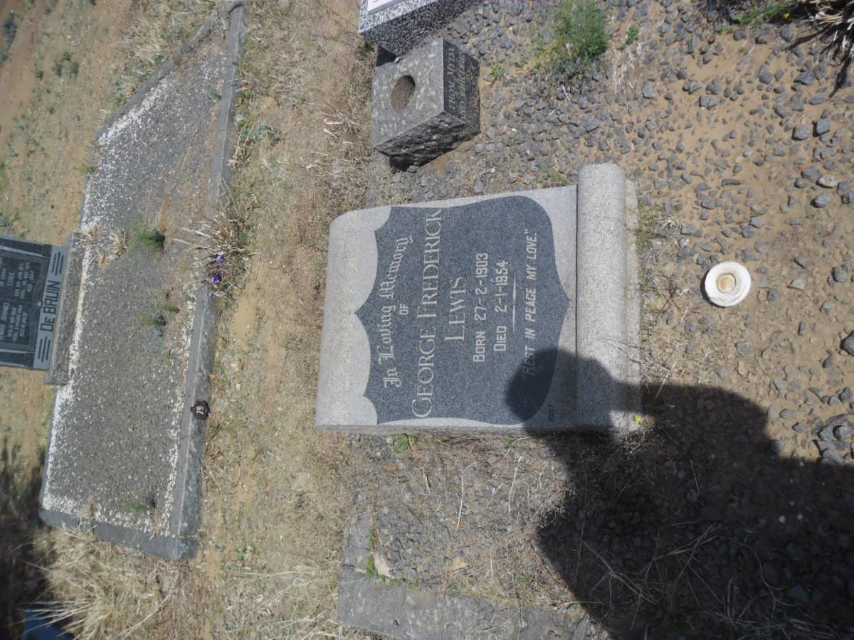 LEWIS George Frederick 1903-1954