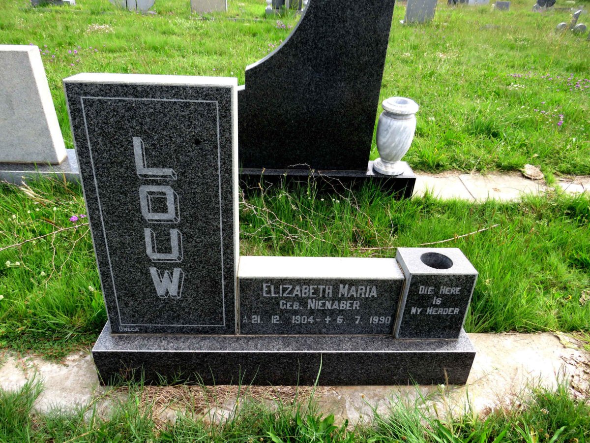 LOUW Elizabeth Maria nee NIENABER 1904-1990