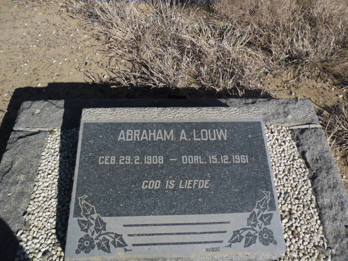 LOUW Abraham A. 1908-1961